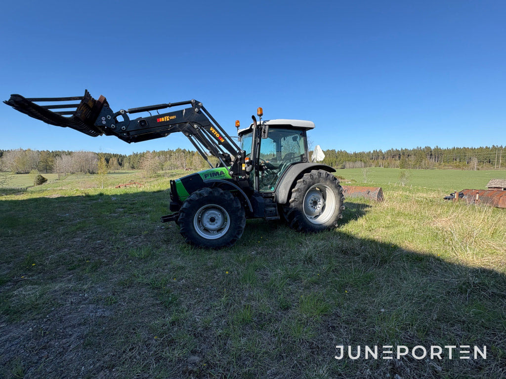 Traktor Deutz Fahr Agrofarm 430TTV med frontlastare - Traktors: foto 2 Traktor Deutz Fahr Agrofarm 430TTV med frontlastare - Traktors: foto 2