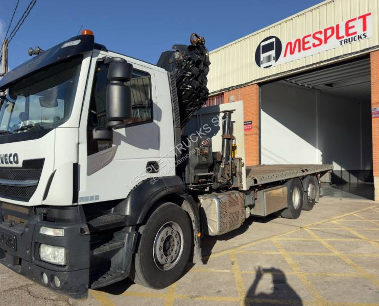 Iveco Stralis 360 - Bortu kravas automašīna/ Platforma: foto 1 Iveco Stralis 360 - Bortu kravas automašīna/ Platforma: foto 1