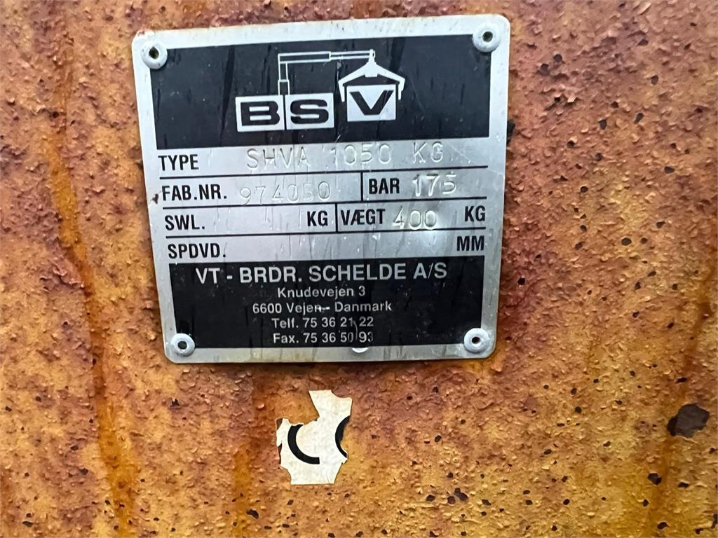 BSV SHVA 1000 ltr korn grab - Greifera kauss: foto 3 BSV SHVA 1000 ltr korn grab - Greifera kauss: foto 3