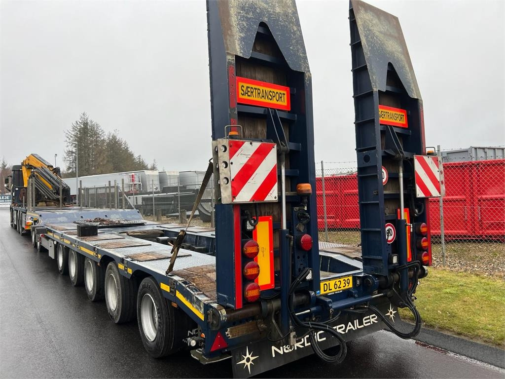 HRD 7 akslet - 84 ton blokvogn med ramper - Piekabe zema profila platforma: foto 4 HRD 7 akslet - 84 ton blokvogn med ramper - Piekabe zema profila platforma: foto 4