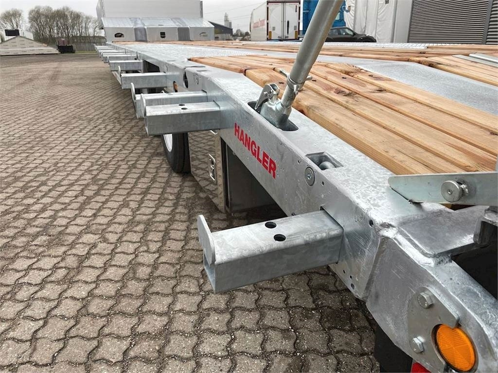 Hangler SDS-H 510-T 3-aks maskintrailer - dobbelt ramper - Puspiekabe zema profila platforma: foto 4 Hangler SDS-H 510-T 3-aks maskintrailer - dobbelt ramper - Puspiekabe zema profila platforma: foto 4