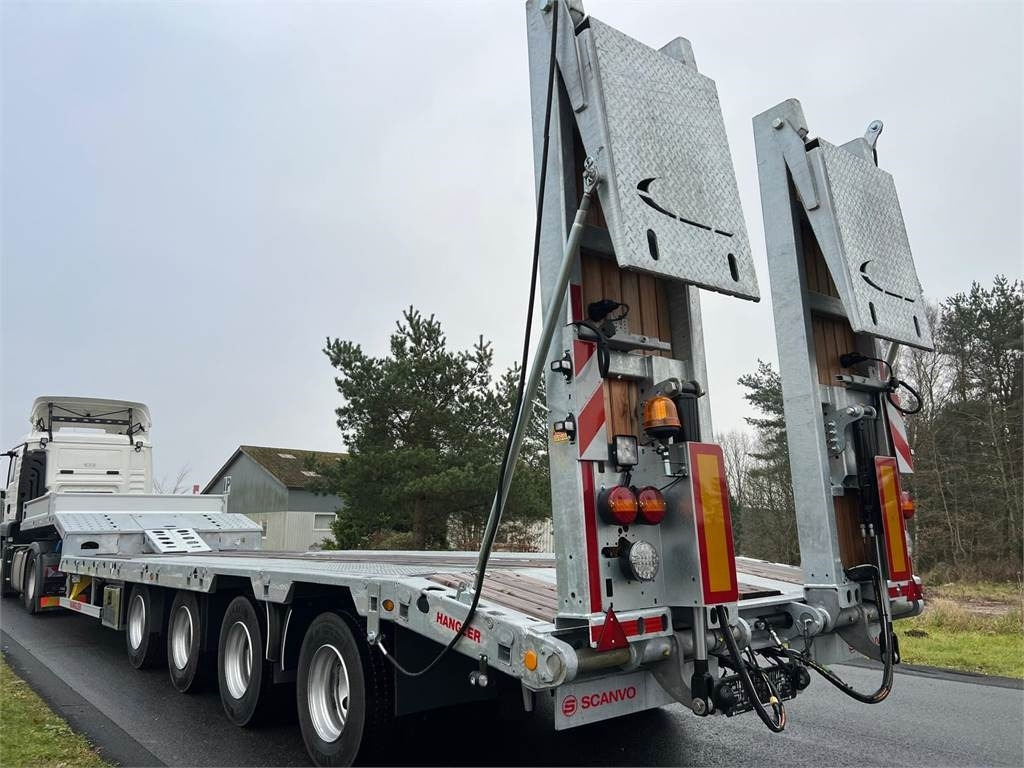 Hangler SVS-H 620 T 4 akslet galvaniseret - Puspiekabe zema profila platforma: foto 3 Hangler SVS-H 620 T 4 akslet galvaniseret - Puspiekabe zema profila platforma: foto 3