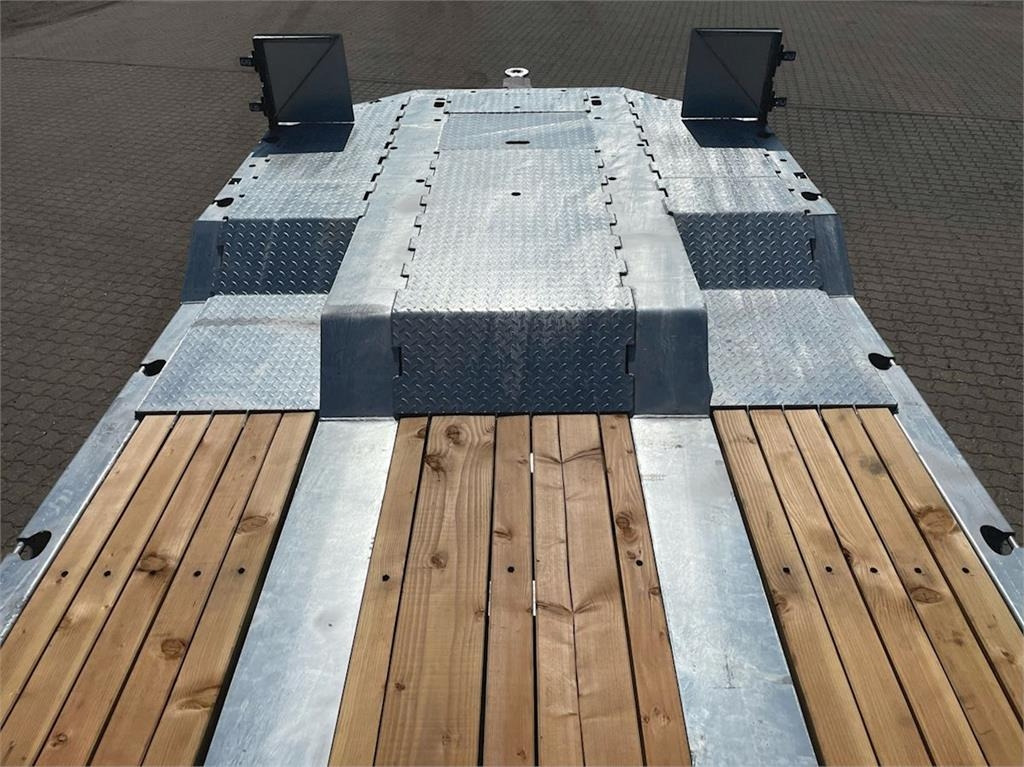Piekabe zema profila platforma Hangler VTS-H 400 4 akslet - 2 delt ramper: foto 17