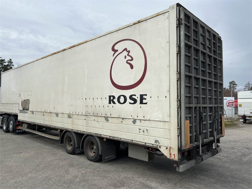 Leci 13,6 mtr. box læsserampe - Puspiekabe slēgtā virsbūve: foto 5 Leci 13,6 mtr. box læsserampe - Puspiekabe slēgtā virsbūve: foto 5