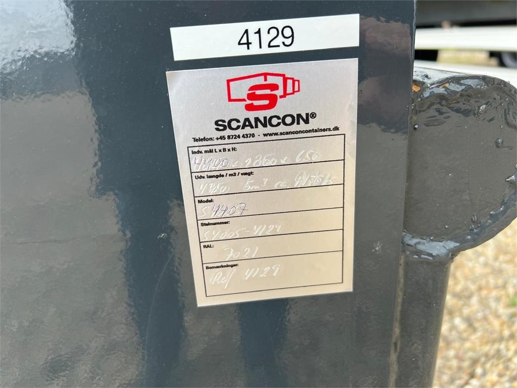 Platformas virsbūve Scancon S4407 - 7 m3 container (Lav kroghøjde): foto 7