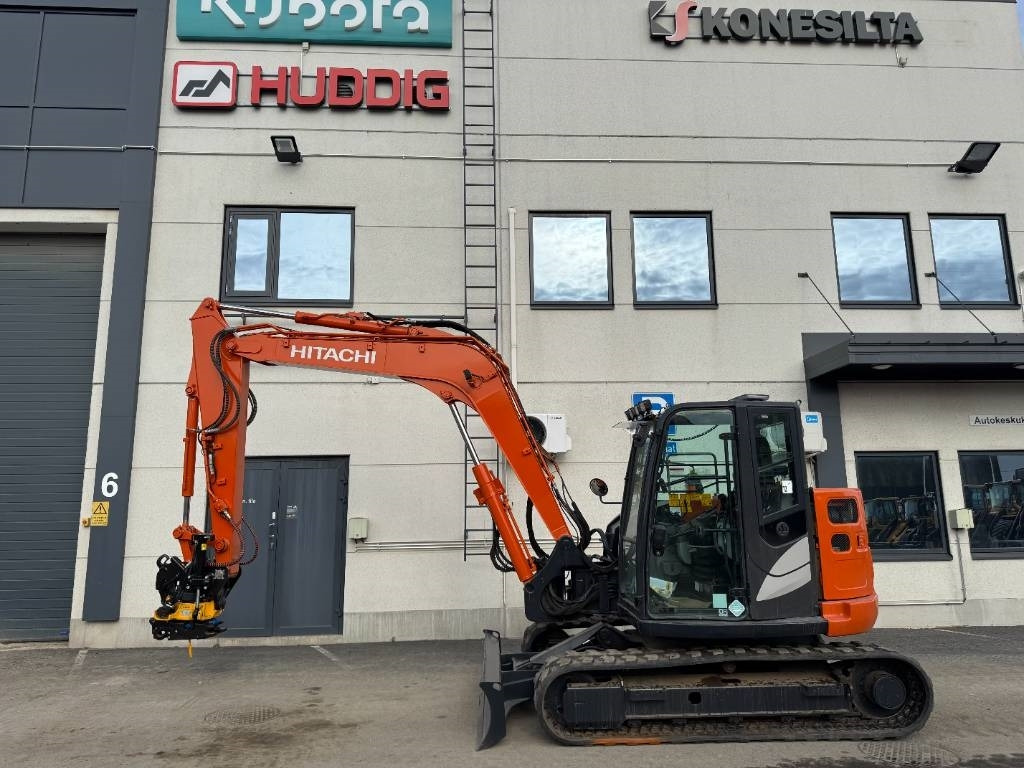Hitachi ZX85USB-6, Uudella engcon EC209 tiltillä - Mini-ekskavators: foto 1 Hitachi ZX85USB-6, Uudella engcon EC209 tiltillä - Mini-ekskavators: foto 1