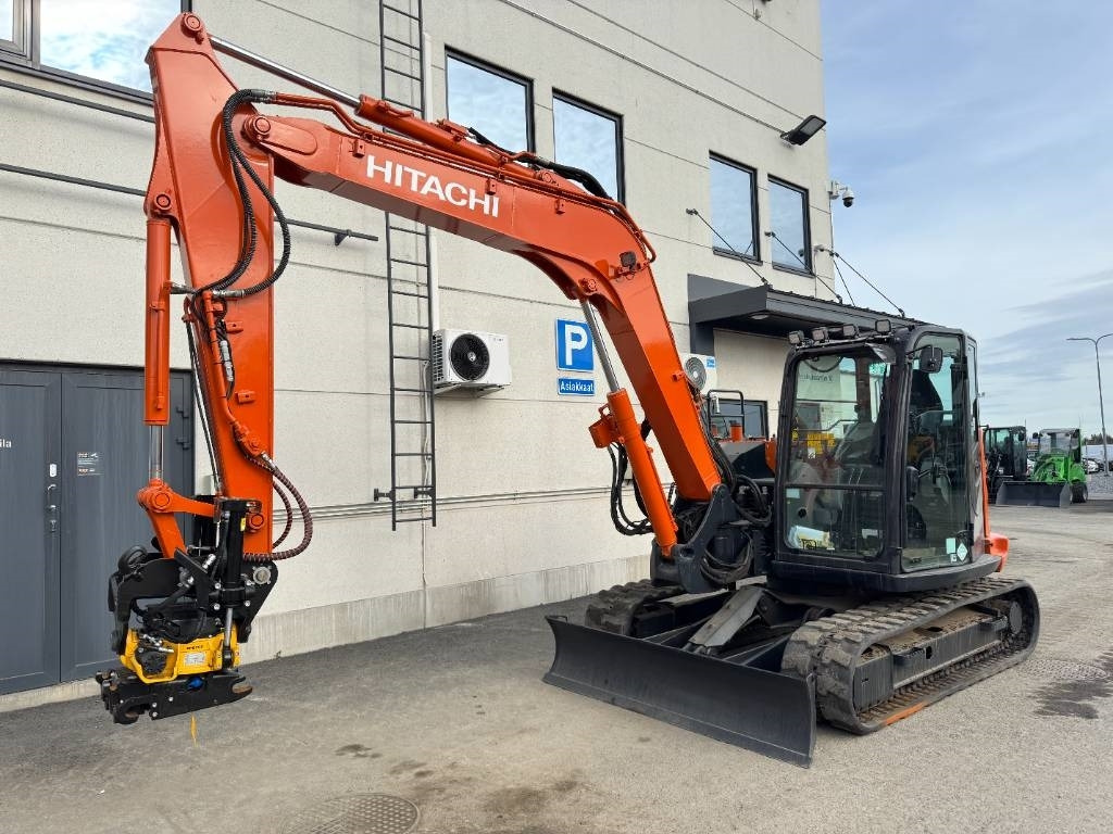 Hitachi ZX85USB-6, Uudella engcon EC209 tiltillä - Mini-ekskavators: foto 2 Hitachi ZX85USB-6, Uudella engcon EC209 tiltillä - Mini-ekskavators: foto 2