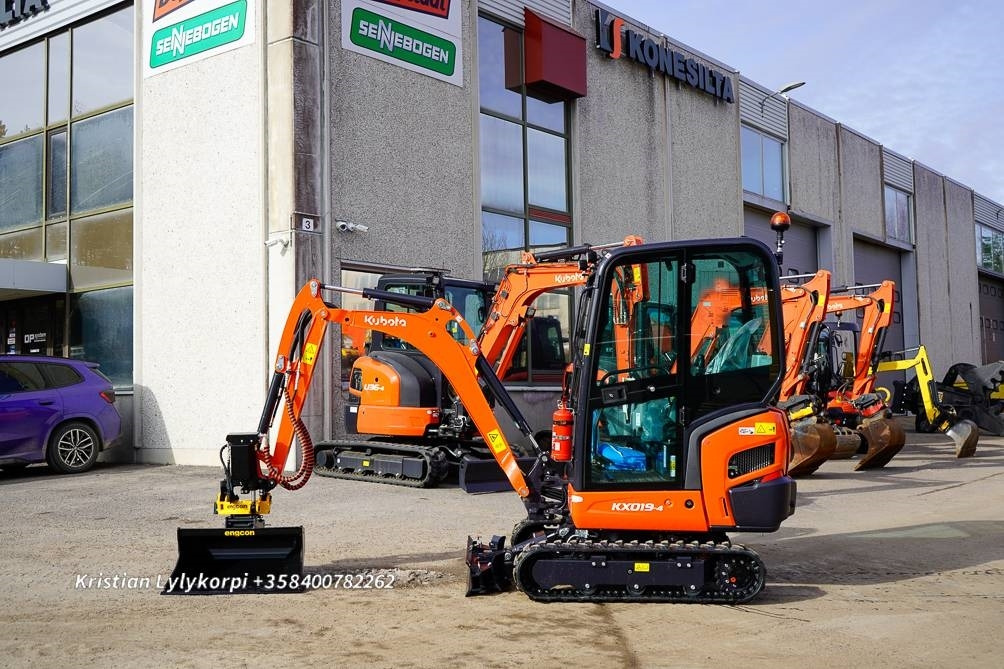 Kubota KX019-4 ENGCON EC02 BASIC - Mini-ekskavators: foto 1 Kubota KX019-4 ENGCON EC02 BASIC - Mini-ekskavators: foto 1