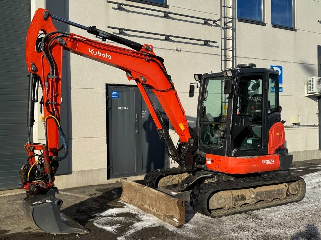 Kubota KX057-4 Pyörittäjällä  - Mini-ekskavators: foto 2 Kubota KX057-4 Pyörittäjällä  - Mini-ekskavators: foto 2