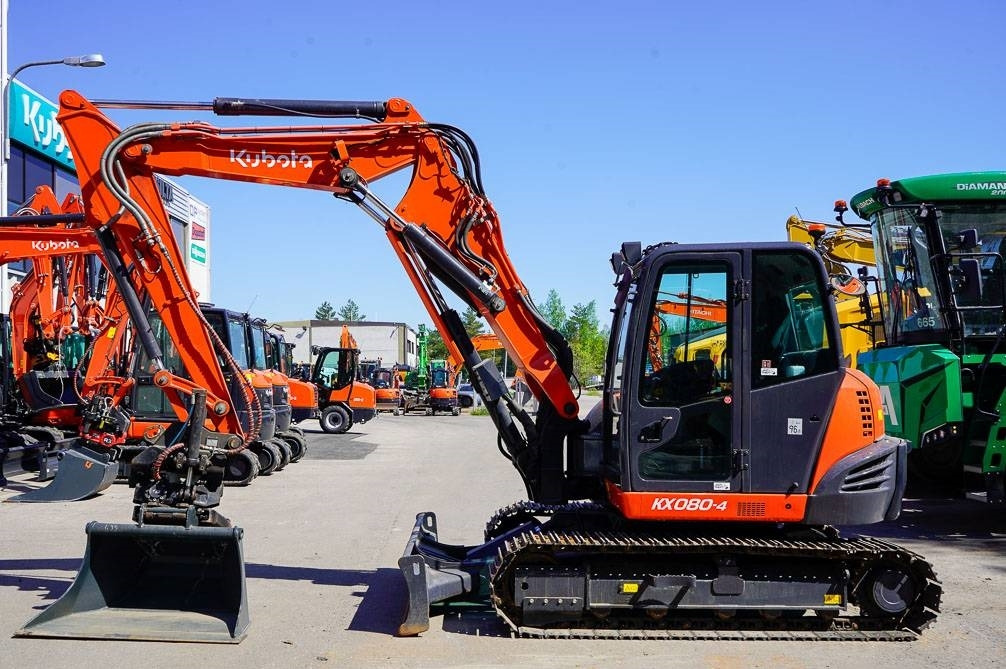 Kubota KX080-4 VA-PUOMISTO - Mini-ekskavators: foto 1 Kubota KX080-4 VA-PUOMISTO - Mini-ekskavators: foto 1