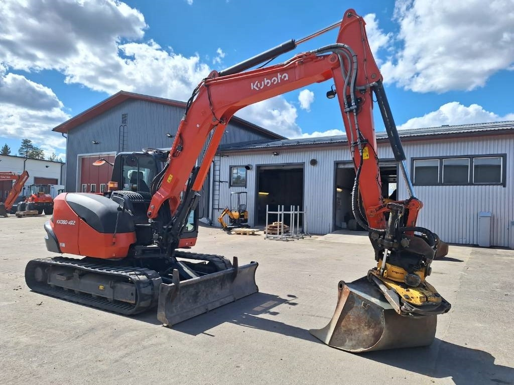 Kubota KX080-4a2 PYÖRITTÄJÄLLÄ - Mini-ekskavators: foto 5 Kubota KX080-4a2 PYÖRITTÄJÄLLÄ - Mini-ekskavators: foto 5