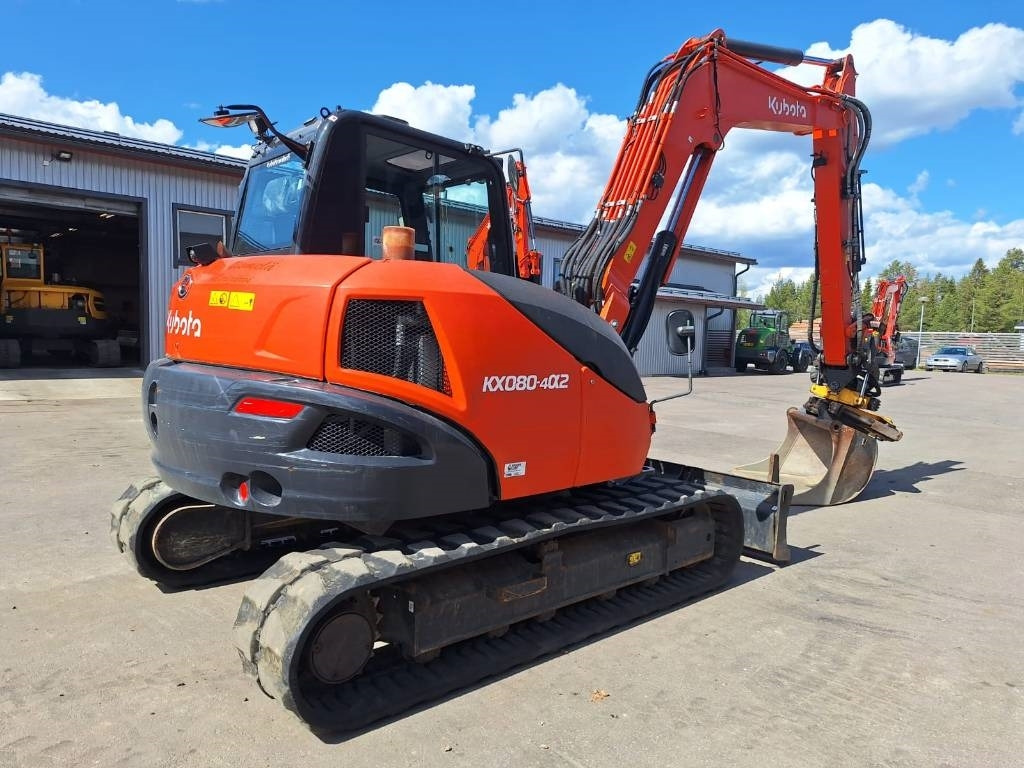 Kubota KX080-4a2 PYÖRITTÄJÄLLÄ - Mini-ekskavators: foto 3 Kubota KX080-4a2 PYÖRITTÄJÄLLÄ - Mini-ekskavators: foto 3