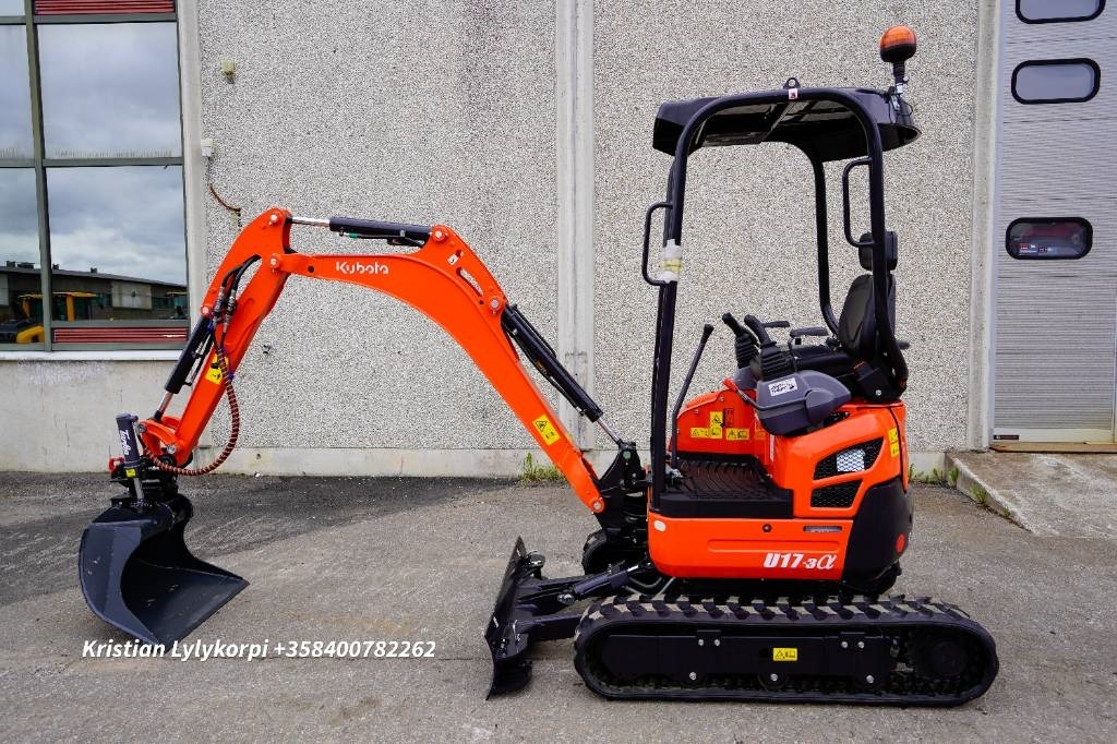 Kubota U17-3a EX-DEMO - Mini-ekskavators: foto 1 Kubota U17-3a EX-DEMO - Mini-ekskavators: foto 1