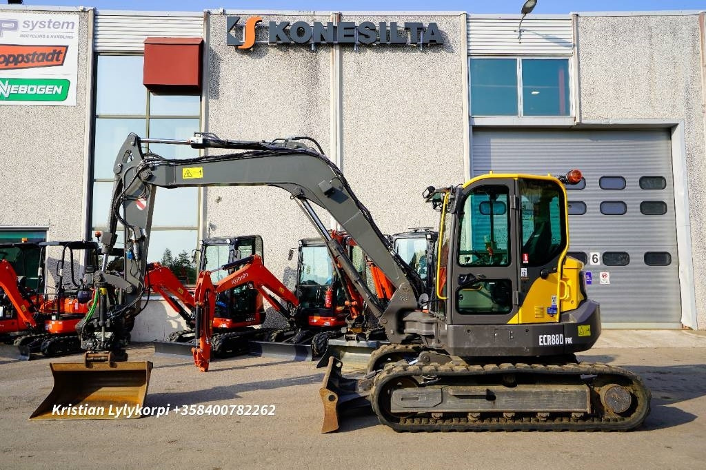Volvo ECR88D PRO PIENET TUNNIT - Mini-ekskavators: foto 1 Volvo ECR88D PRO PIENET TUNNIT - Mini-ekskavators: foto 1