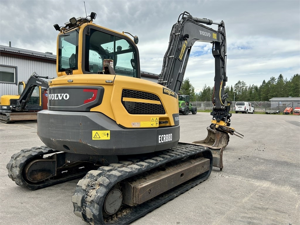 Volvo ECR88D + TYÖLAITTEET - Mini-ekskavators: foto 4 Volvo ECR88D + TYÖLAITTEET - Mini-ekskavators: foto 4