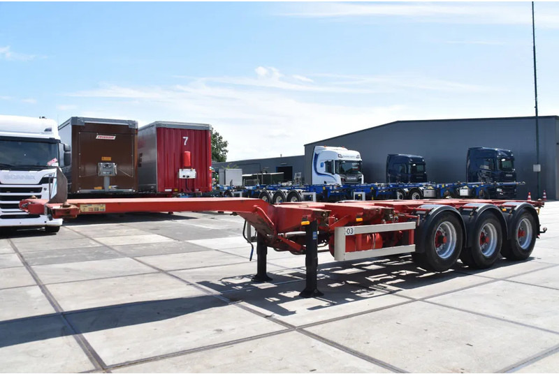 Nooteboom containerchassis - LIFT AXLE - DISC BRAKES - BPW AXLES - 2 x EXTENDABLE - - Puspiekabe noņemamā virsbūve/ Konteineru vedējs: foto 5 Nooteboom containerchassis - LIFT AXLE - DISC BRAKES - BPW AXLES - 2 x EXTENDABLE - - Puspiekabe noņemamā virsbūve/ Konteineru vedējs: foto 5