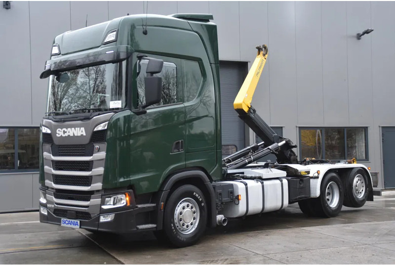 Scania S500 NGS 6x2*4 - HOOKLIFT - RETARDER - 477 TKM - PARK. AIRCO - WHEELBASE: 475 CM - PTO - EXCELLENT CONDITION - - Pacēlājs ar āķi: foto 1 Scania S500 NGS 6x2*4 - HOOKLIFT - RETARDER - 477 TKM - PARK. AIRCO - WHEELBASE: 475 CM - PTO - EXCELLENT CONDITION - - Pacēlājs ar āķi: foto 1