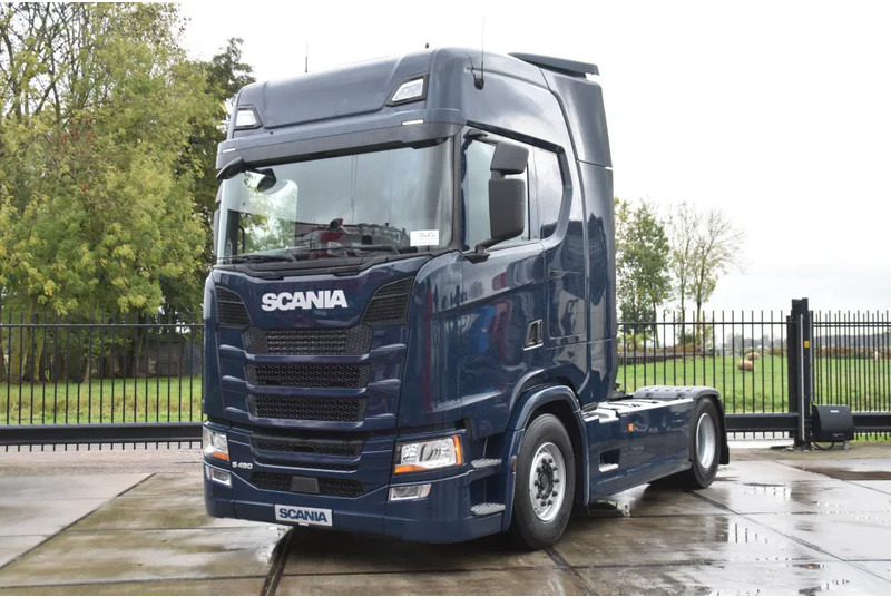 Scania S450 NGS 4x2NB - FULL AIR - 724 TKM - RETARDER - PARK. AIRCO - 2 x FUEL TANKS - TOP CONDITION - - Vilcējs: foto 1 Scania S450 NGS 4x2NB - FULL AIR - 724 TKM - RETARDER - PARK. AIRCO - 2 x FUEL TANKS - TOP CONDITION - - Vilcējs: foto 1