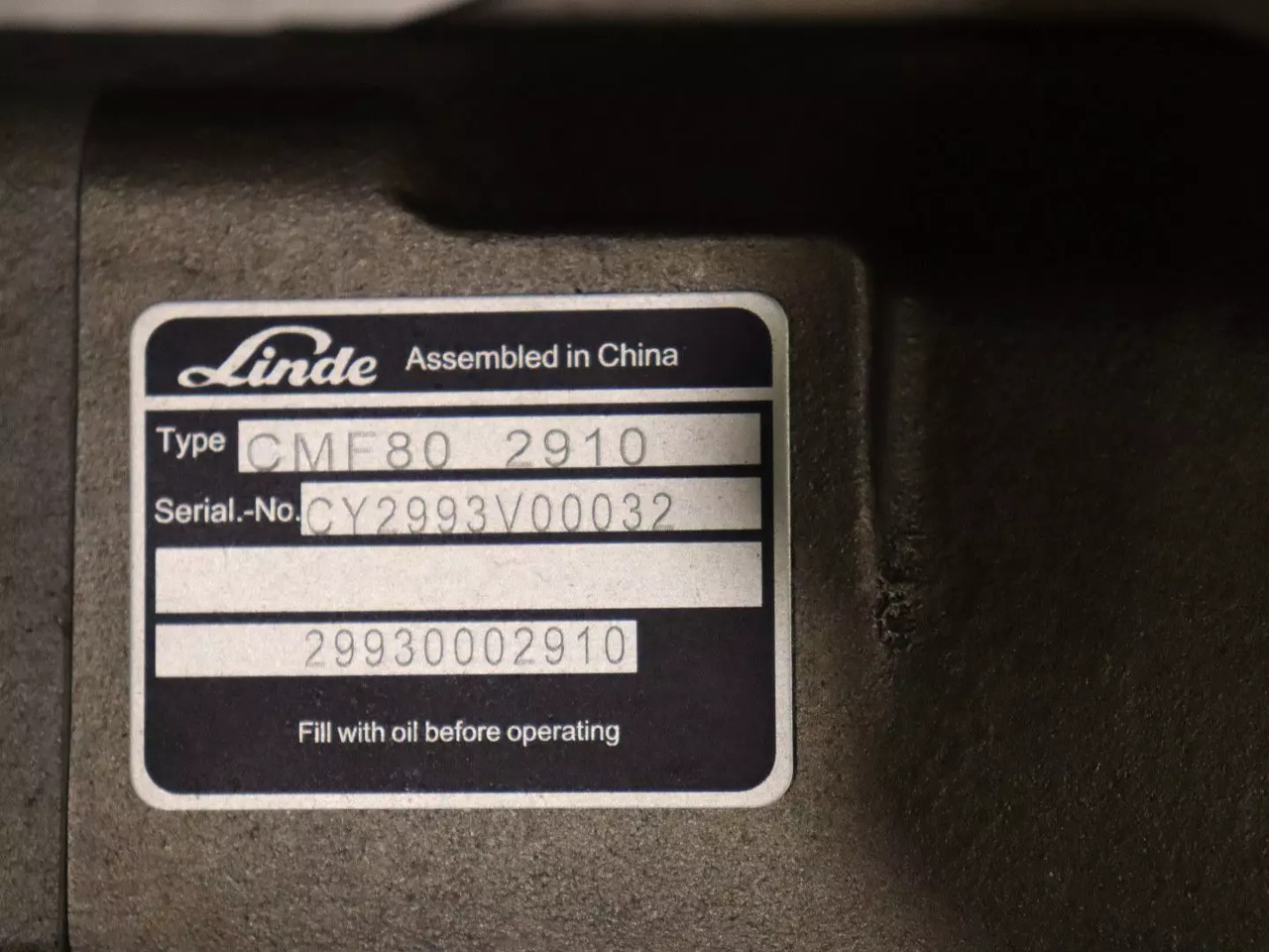 Linde CMF-A1-080-0-0-N4-D5-S-M-D-0-0-V-0-00 - Hidrauliskais motors - Iekraušanas tehnika: foto 4 Linde CMF-A1-080-0-0-N4-D5-S-M-D-0-0-V-0-00 - Hidrauliskais motors - Iekraušanas tehnika: foto 4
