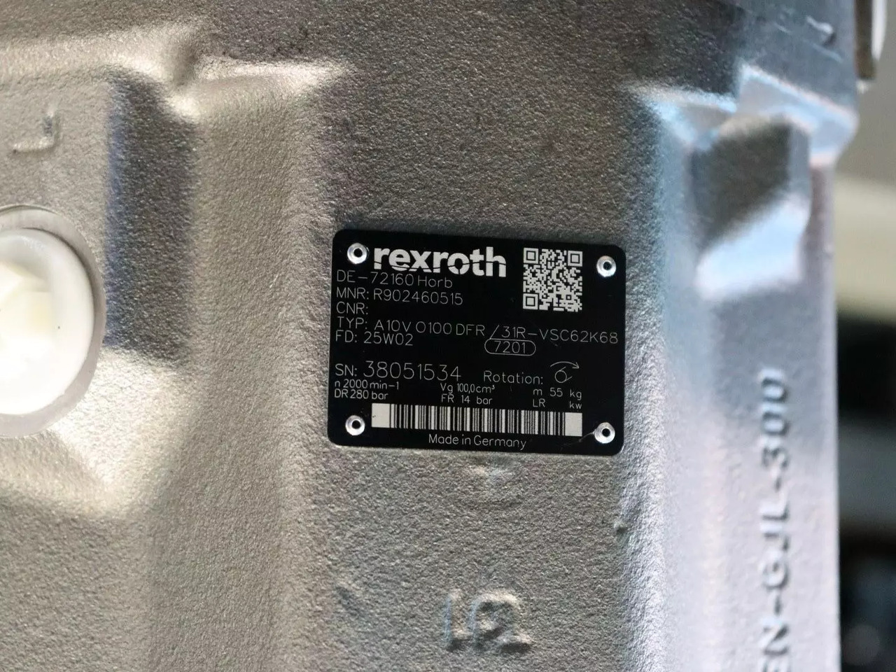 REXROTH A10VO100DFR/31R-VSC62K68 - Hidrauliskais sūknis - Celtniecības tehnika: foto 4 REXROTH A10VO100DFR/31R-VSC62K68 - Hidrauliskais sūknis - Celtniecības tehnika: foto 4