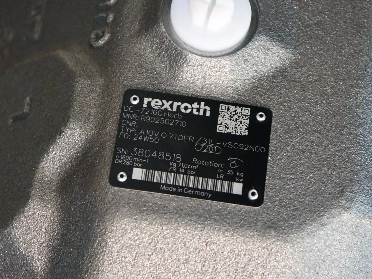 REXROTH A10VO71DFR/31L-VSC92N00 - Hidrauliskais sūknis - Celtniecības tehnika: foto 4 REXROTH A10VO71DFR/31L-VSC92N00 - Hidrauliskais sūknis - Celtniecības tehnika: foto 4