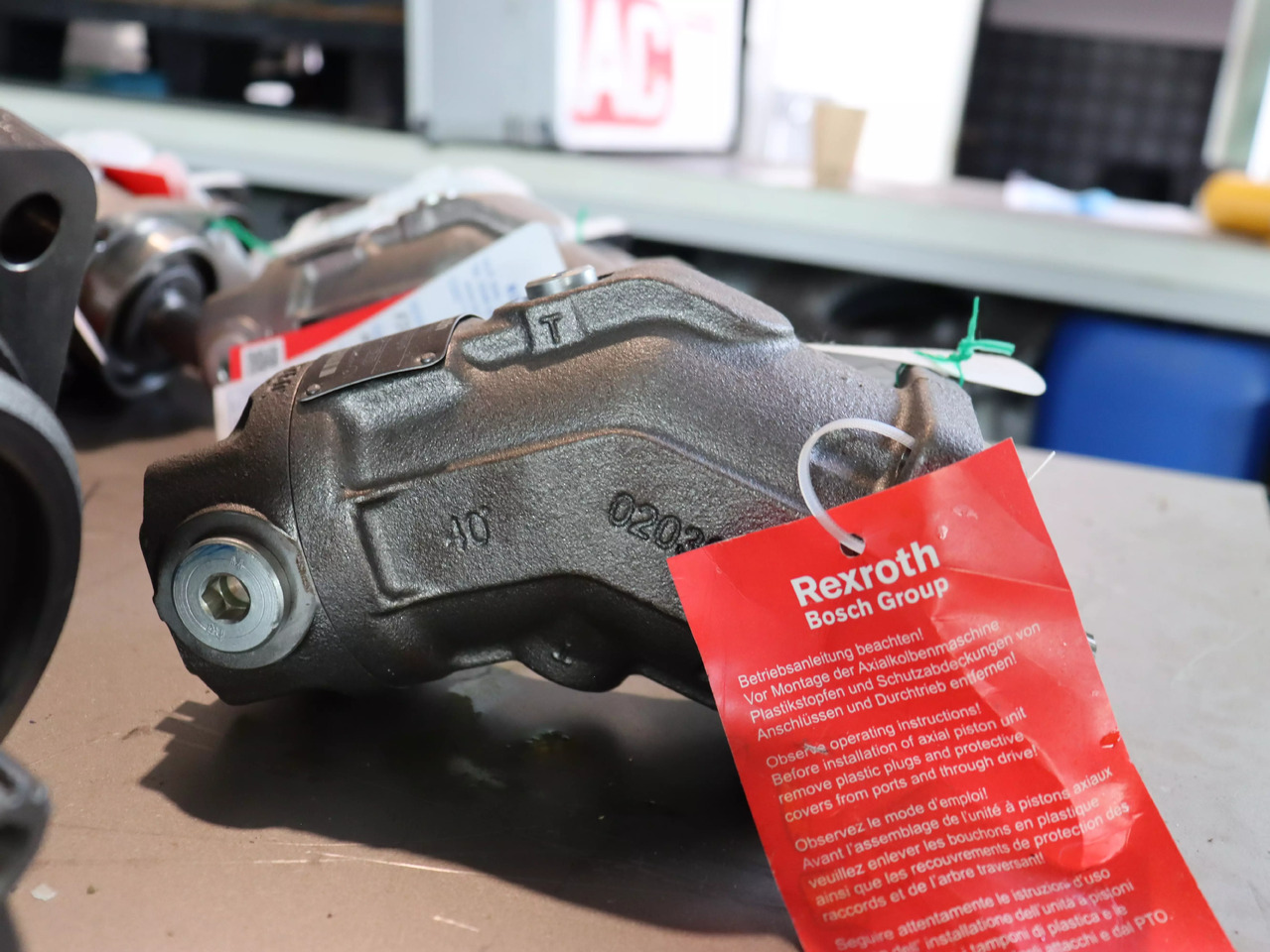 REXROTH A2FM10/61W-VZB040 - Hidrauliskais motors - Iekraušanas tehnika: foto 3 REXROTH A2FM10/61W-VZB040 - Hidrauliskais motors - Iekraušanas tehnika: foto 3