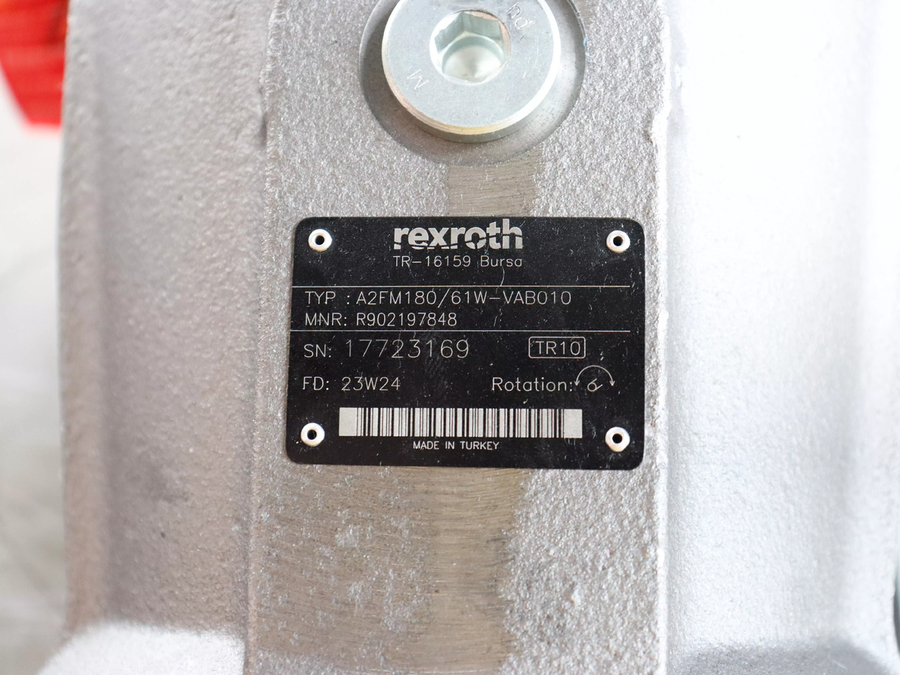 REXROTH A2FM180/61W-VAB010 - Hidrauliskais motors - Iekraušanas tehnika: foto 4 REXROTH A2FM180/61W-VAB010 - Hidrauliskais motors - Iekraušanas tehnika: foto 4