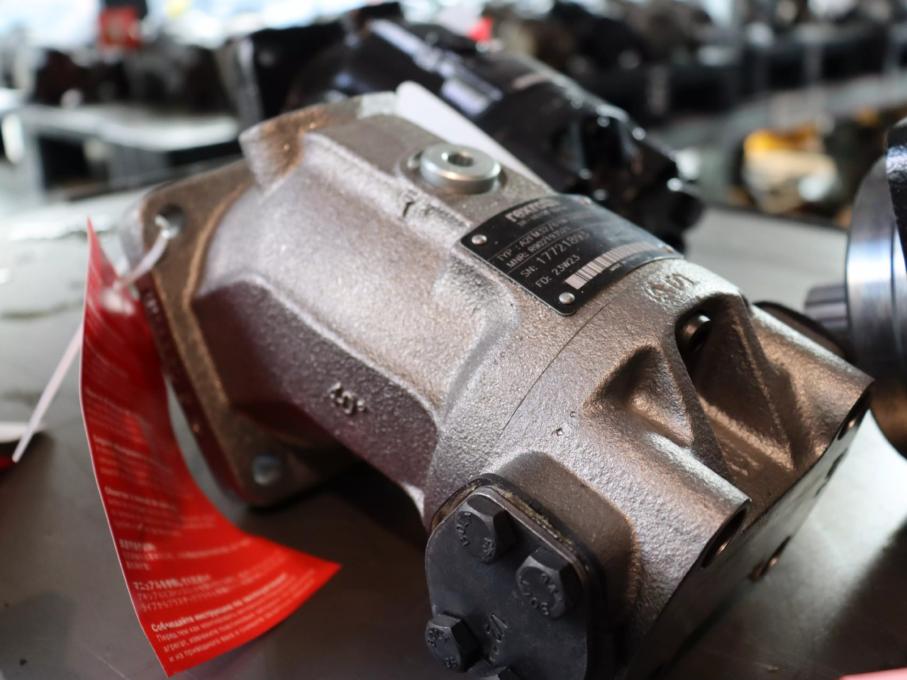 REXROTH A2FM63/61W-VAB020 - Hidrauliskais motors - Industriālā iekārta: foto 1 REXROTH A2FM63/61W-VAB020 - Hidrauliskais motors - Industriālā iekārta: foto 1