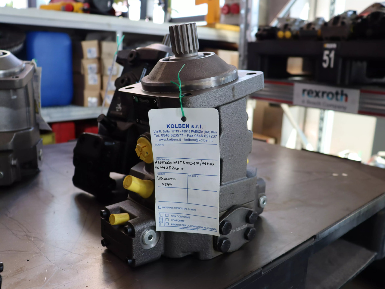 REXROTH A6VM060HA2T30004F/71MWV0M4Z8200-0 - Hidrauliskais motors - Iekraušanas tehnika: foto 3 REXROTH A6VM060HA2T30004F/71MWV0M4Z8200-0 - Hidrauliskais motors - Iekraušanas tehnika: foto 3