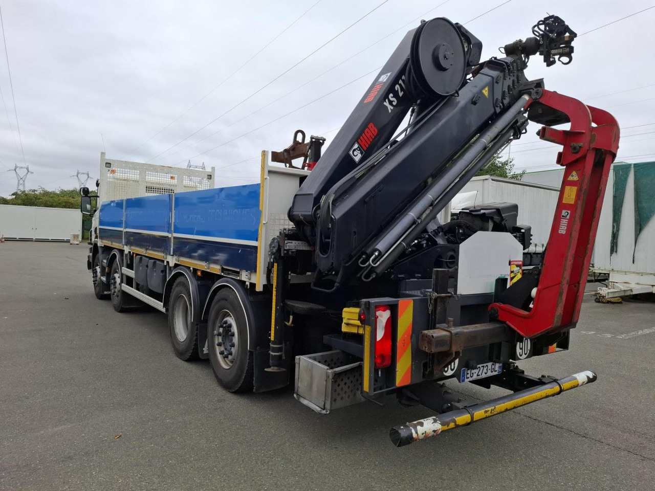 SCANIA SCANIA P41 8/2*6 Plat +Grue 21TM - Šasija kravas automašīna: foto 4 SCANIA SCANIA P41 8/2*6 Plat +Grue 21TM - Šasija kravas automašīna: foto 4