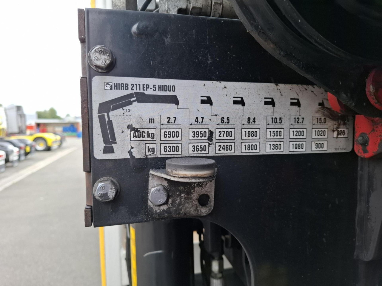 SCANIA SCANIA P41 8/2*6 Plat +Grue 21TM - Šasija kravas automašīna: foto 5 SCANIA SCANIA P41 8/2*6 Plat +Grue 21TM - Šasija kravas automašīna: foto 5