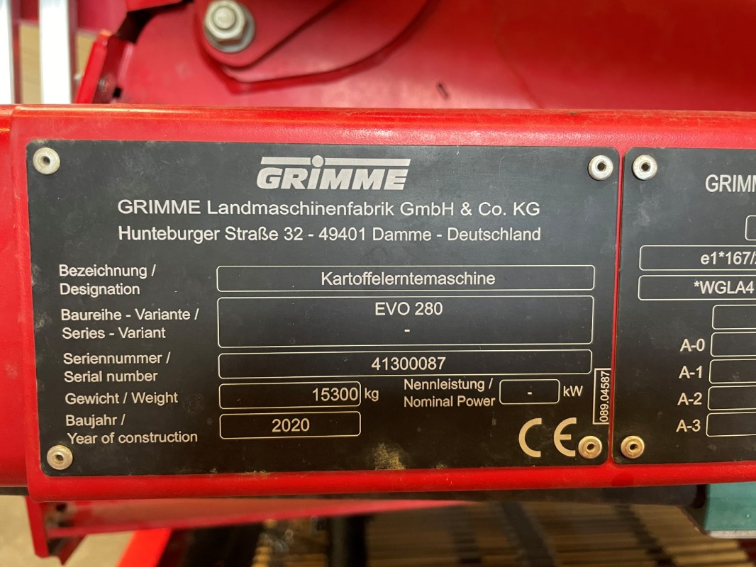 Grimme EVO 280 ClodSep - Kombains: foto 2 Grimme EVO 280 ClodSep - Kombains: foto 2