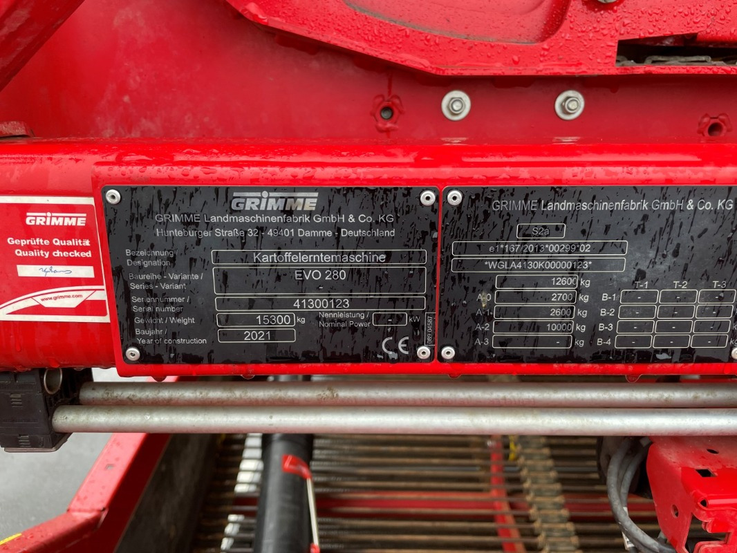 Grimme EVO 280 ClodSep mit Triebachse - Kombains: foto 2 Grimme EVO 280 ClodSep mit Triebachse - Kombains: foto 2