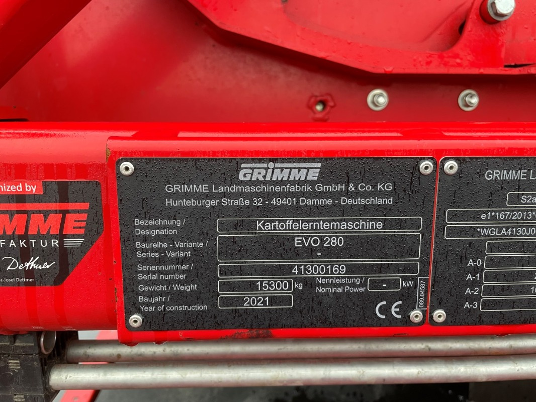 Grimme EVO 280 EasySep - Kombains: foto 2 Grimme EVO 280 EasySep - Kombains: foto 2