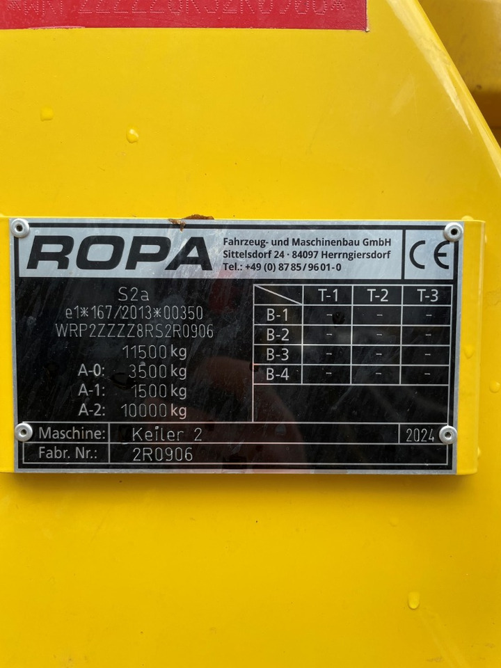 ROPA Keiler 2 4 TG RK 22 - Kombains: foto 3 ROPA Keiler 2 4 TG RK 22 - Kombains: foto 3