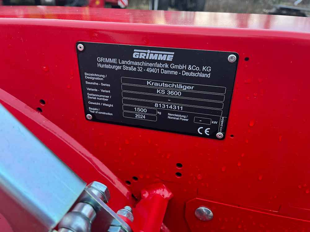 Grimme KS 3600 - Kombains: foto 2 Grimme KS 3600 - Kombains: foto 2