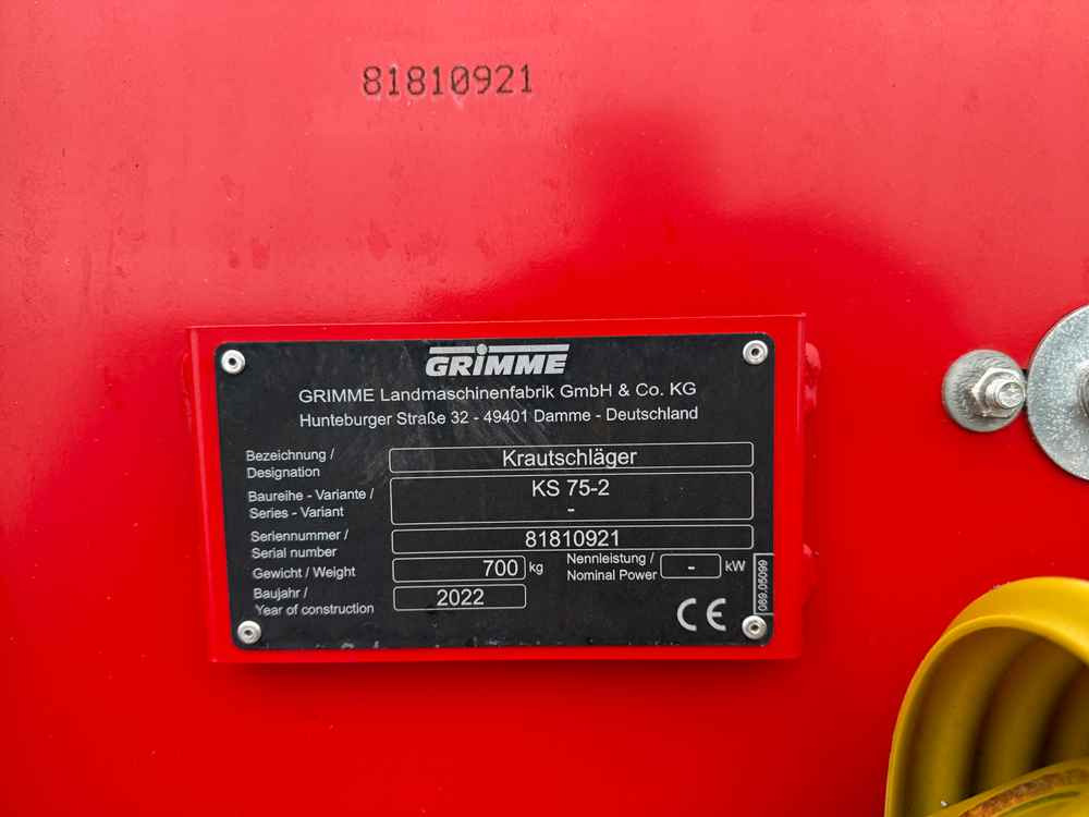 Grimme KS 75-2 - Kombains: foto 2 Grimme KS 75-2 - Kombains: foto 2