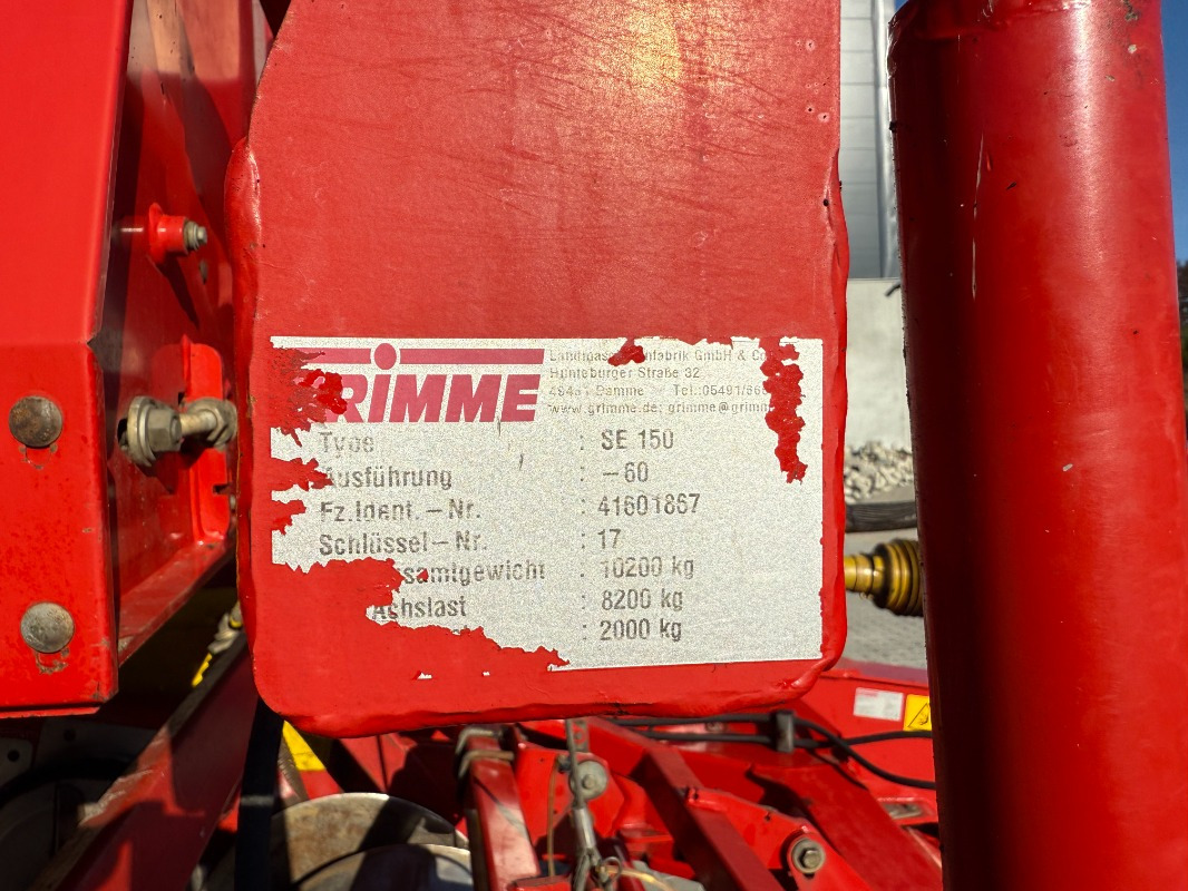 Grimme SE-150-60-NB - Kartupeļu kombains: foto 2 Grimme SE-150-60-NB - Kartupeļu kombains: foto 2
