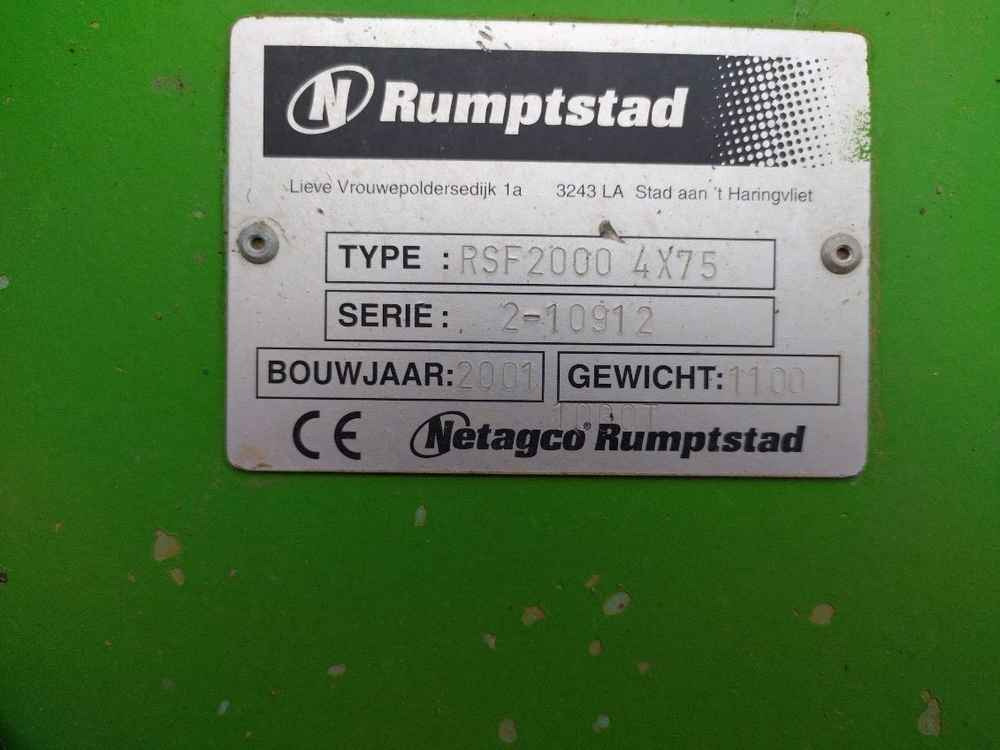 Rumptstad RSF2000 4X75 - Kombains: foto 5 Rumptstad RSF2000 4X75 - Kombains: foto 5
