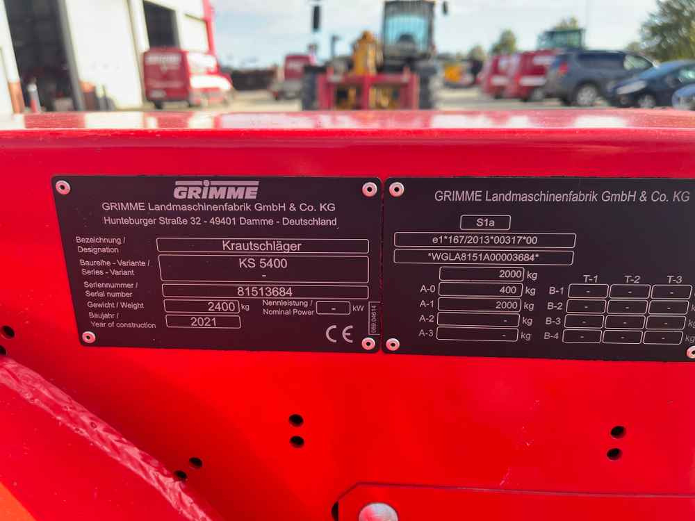 Grimme KS 5400 - Kombains: foto 2 Grimme KS 5400 - Kombains: foto 2