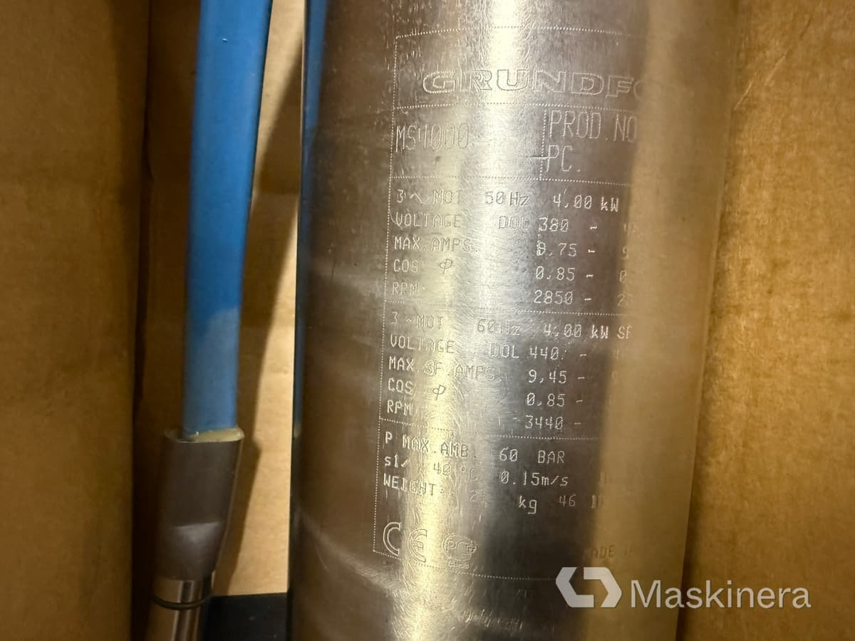 Djupbrunnspump Grundfos MS4000 - Celtniecības maisītājs: foto 4 Djupbrunnspump Grundfos MS4000 - Celtniecības maisītājs: foto 4