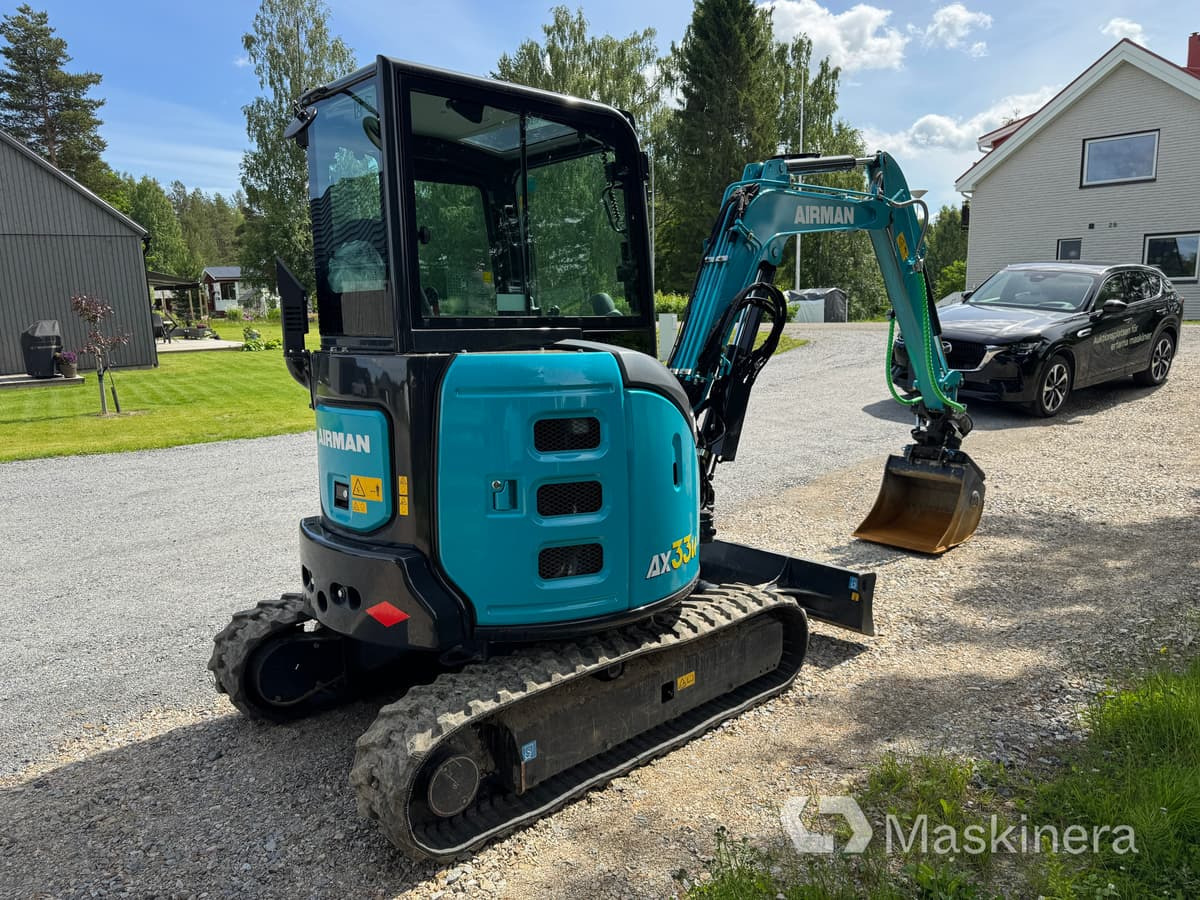 Grävmaskin Airman AX33u-7 med tillbehör - Kāpurķēžu ekskavators: foto 5 Grävmaskin Airman AX33u-7 med tillbehör - Kāpurķēžu ekskavators: foto 5