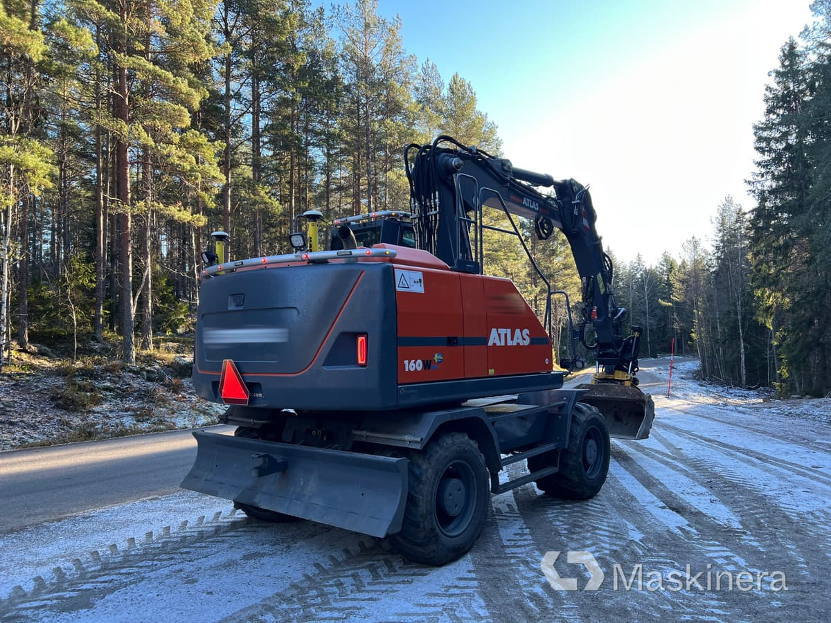 Hjulgrävare Atlas 160 W med grävsystem - Kāpurķēžu ekskavators: foto 5 Hjulgrävare Atlas 160 W med grävsystem - Kāpurķēžu ekskavators: foto 5