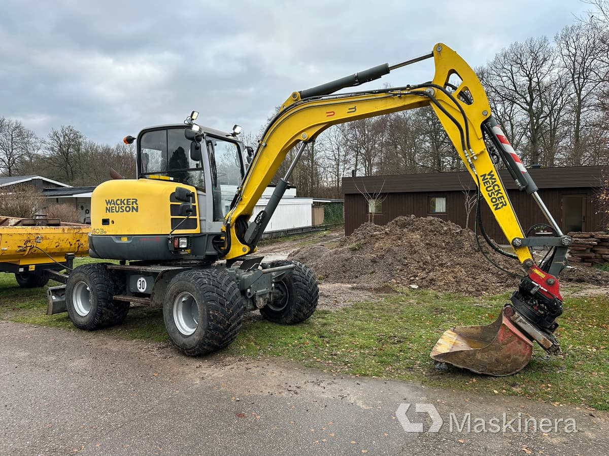 Hjulgrävare Wacker Neuson 6503-2 med vagn & redskap - Kāpurķēžu ekskavators: foto 2 Hjulgrävare Wacker Neuson 6503-2 med vagn & redskap - Kāpurķēžu ekskavators: foto 2
