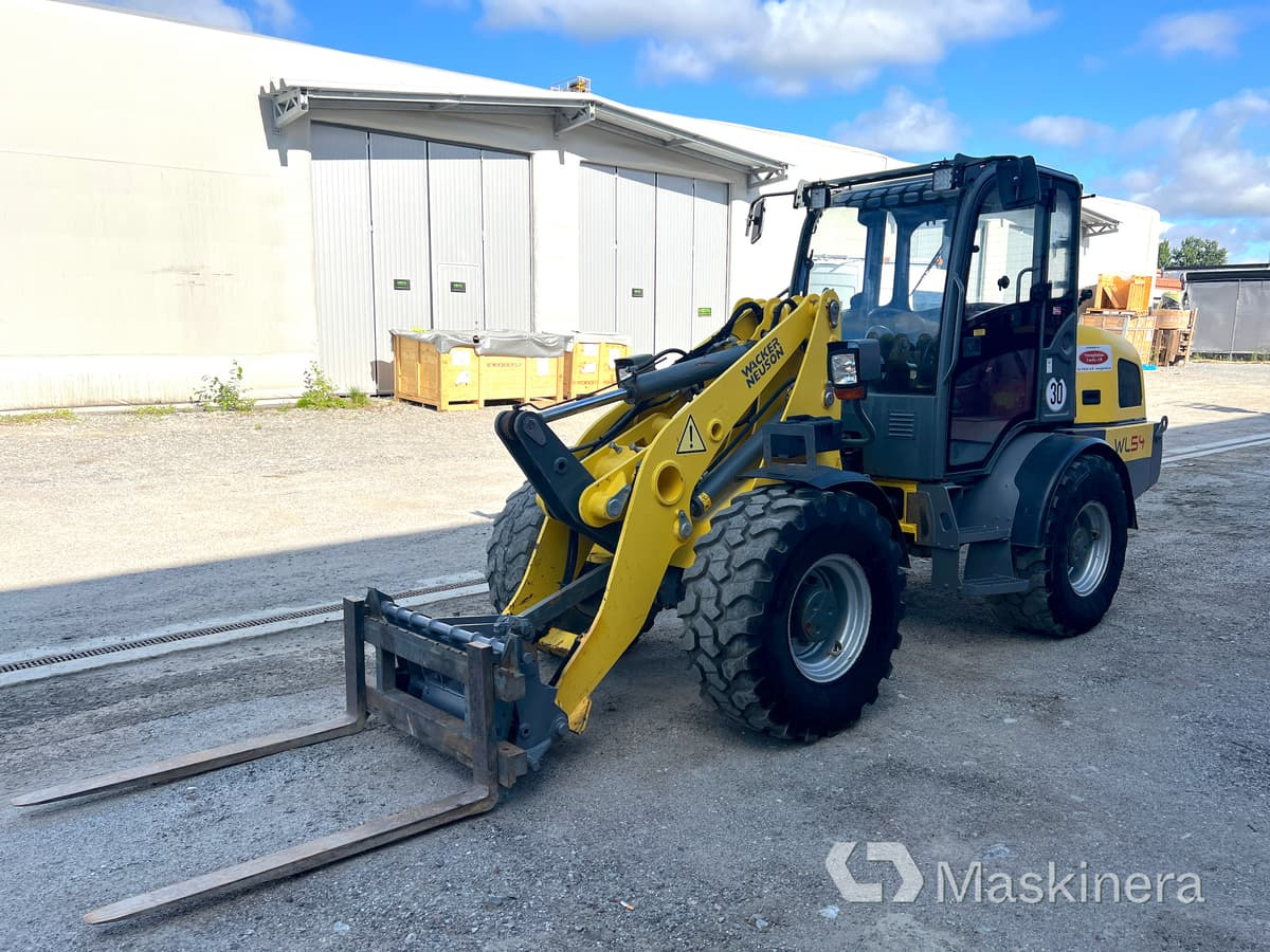 Riteņu iekrāvējs Hjullastare Wacker Neuson WL 54 med redskap: foto 1