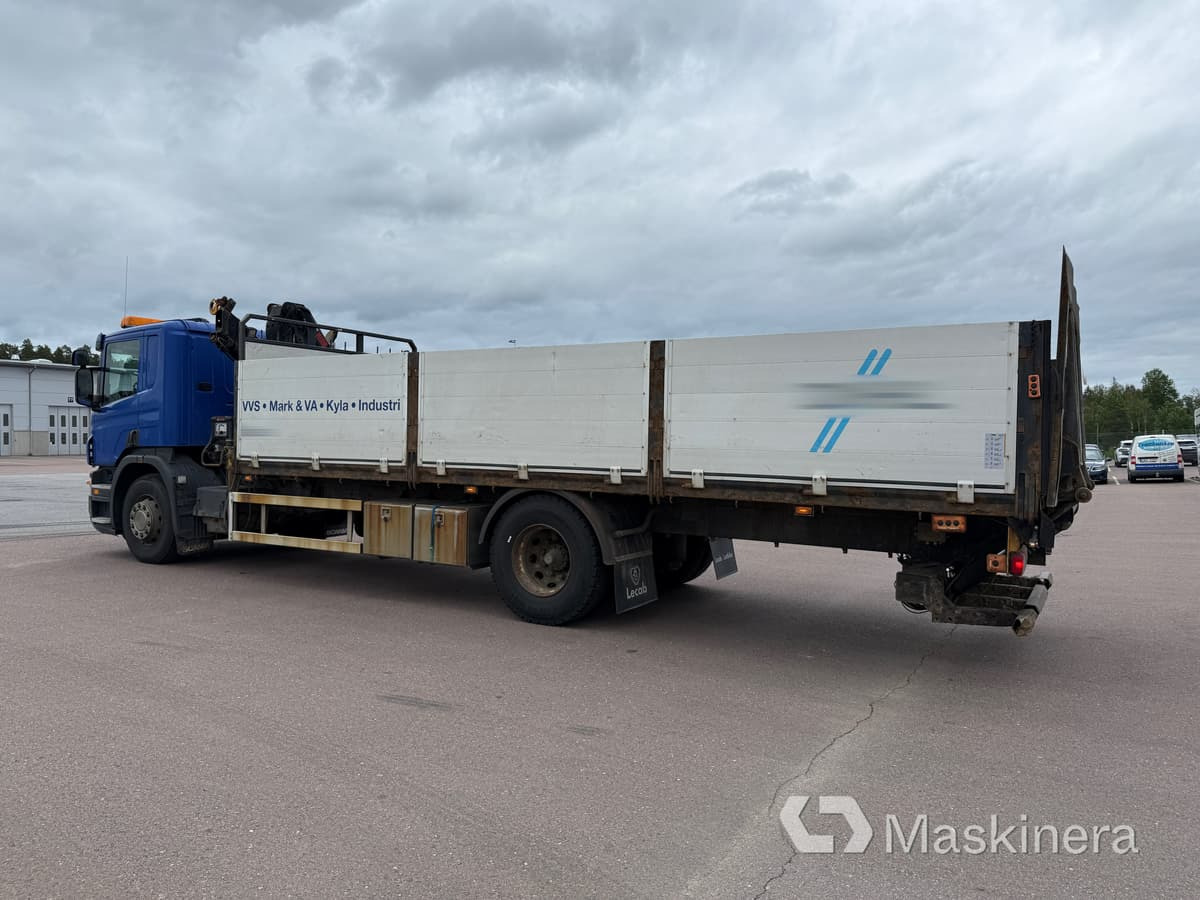 Kranbil Scania P320 - Bortu kravas automašīna/ Platforma, Kravas auto ar manipulatoru: foto 3 Kranbil Scania P320 - Bortu kravas automašīna/ Platforma, Kravas auto ar manipulatoru: foto 3