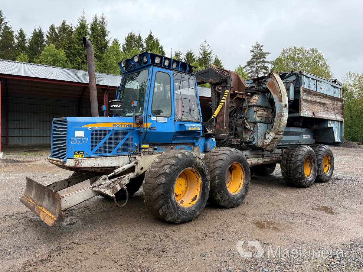 Rottne Smv Rapid 8WD Skotare Rottne Smv-Rapid 8WD med flishugg Bruks 802 CT - Forvarders: foto 1 Rottne Smv Rapid 8WD Skotare Rottne Smv-Rapid 8WD med flishugg Bruks 802 CT - Forvarders: foto 1