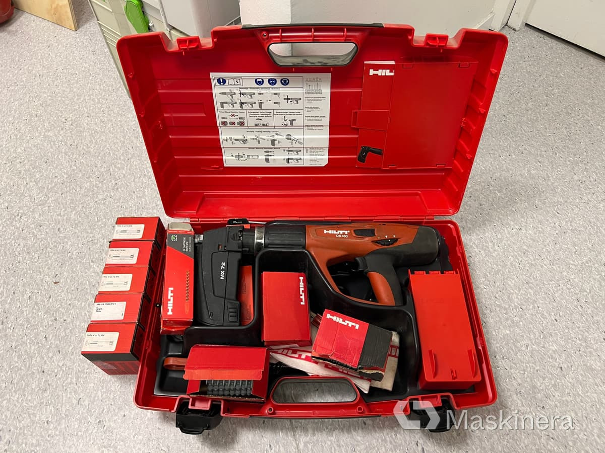 Spikpistol Hilti DX 460 - Celtniecības maisītājs: foto 1 Spikpistol Hilti DX 460 - Celtniecības maisītājs: foto 1
