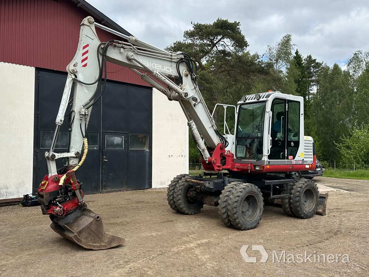 Takeuchi Take-Job TB 175W Hjulgrävare Take-Job TB 175W - Kāpurķēžu ekskavators: foto 1 Takeuchi Take-Job TB 175W Hjulgrävare Take-Job TB 175W - Kāpurķēžu ekskavators: foto 1