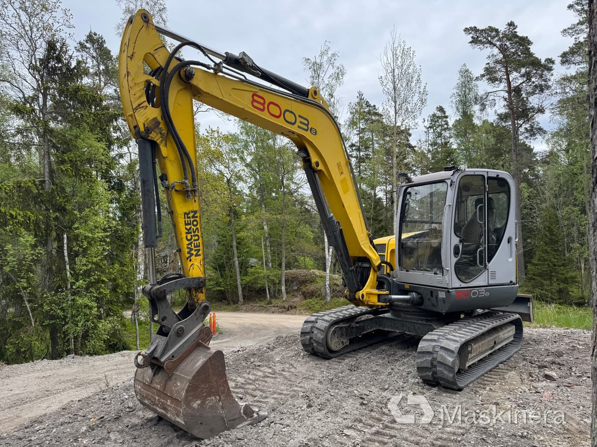 Wacker Neuson 8003-2 Grävmaskin Wacker Neuson 8003 RD - Kāpurķēžu ekskavators: foto 1 Wacker Neuson 8003-2 Grävmaskin Wacker Neuson 8003 RD - Kāpurķēžu ekskavators: foto 1
